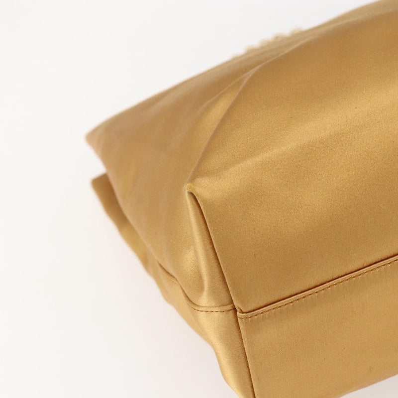 Prada Chain Satin Gold Bag