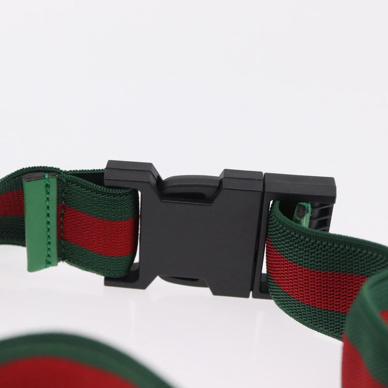 Gucci Childrens Belt Gg Canvas Green Bag