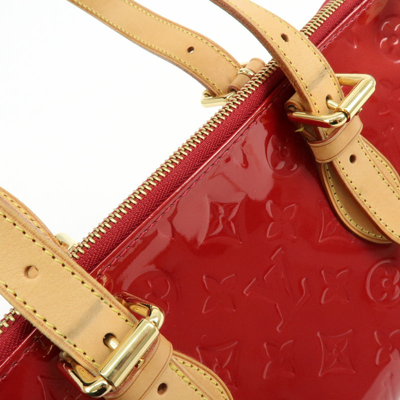 Louis Vuitton Rosewood Avenue Monogram Vernis Red Patent_leather Bag