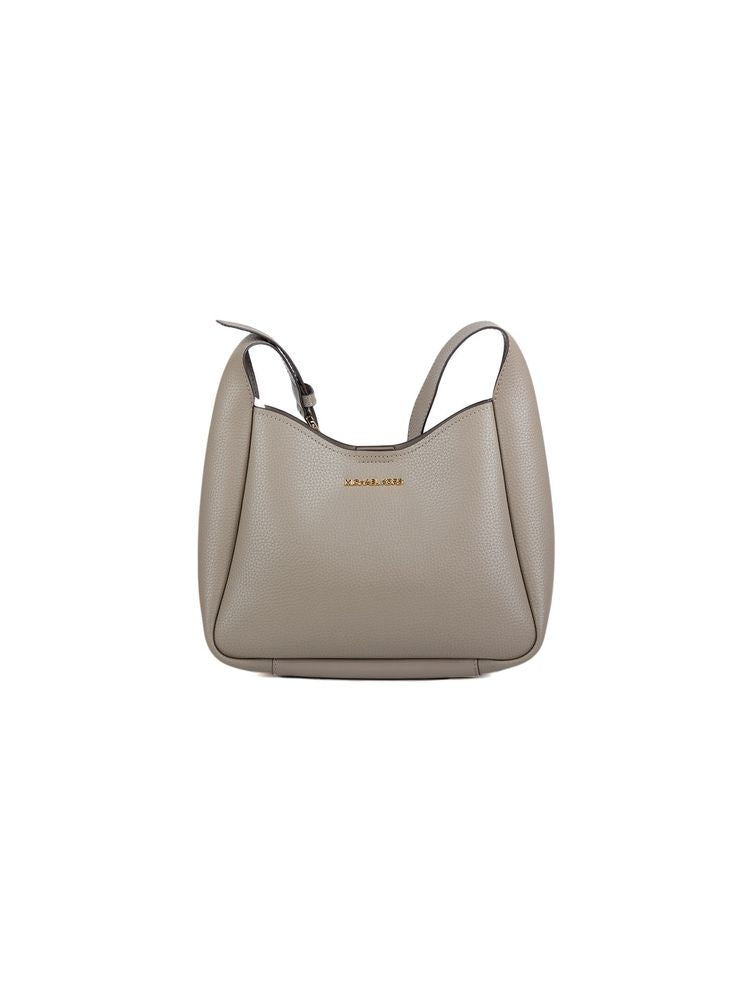 Michael Kors Pebbled Leather Shoulder Bag — Beige