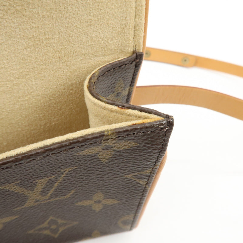 Louis Vuitton Florentine Waist Monogram Canvas Brown Bag