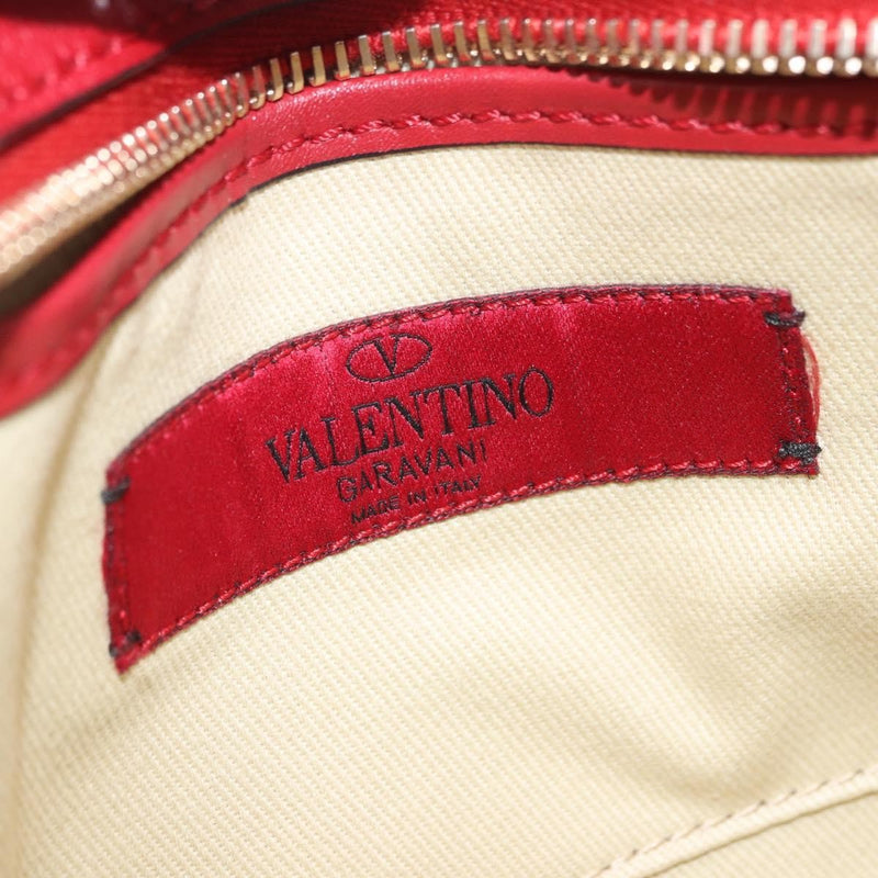Valentino Garavani Rockstud Camera Leather Red Bag