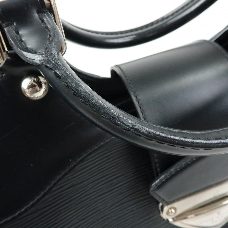 Louis Vuitton Montaigne Sac Epi Leather Black Bag