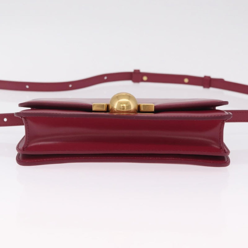 Bottega Veneta Bv Classic Spazzolato Leather Red Bag