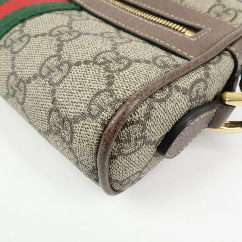 Gucci Ophidia Gg Coated Canvas Beige Bag