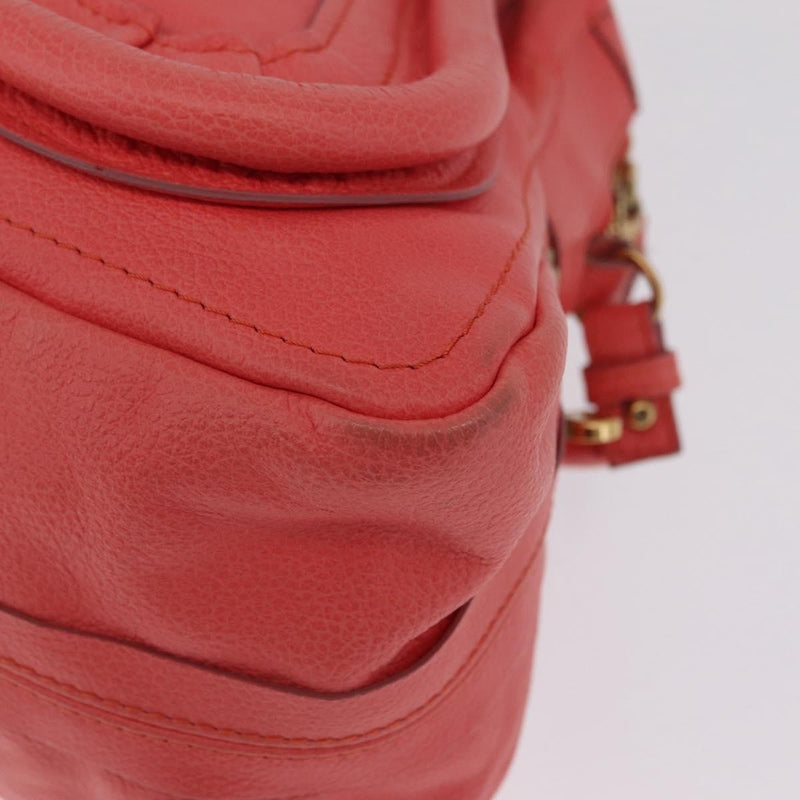 Chloe Paraty Top Handle Leather Pink Bag