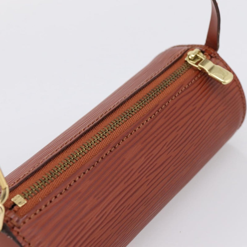 Louis Vuitton Soufflot Pochette Epi Leather Brown Bag