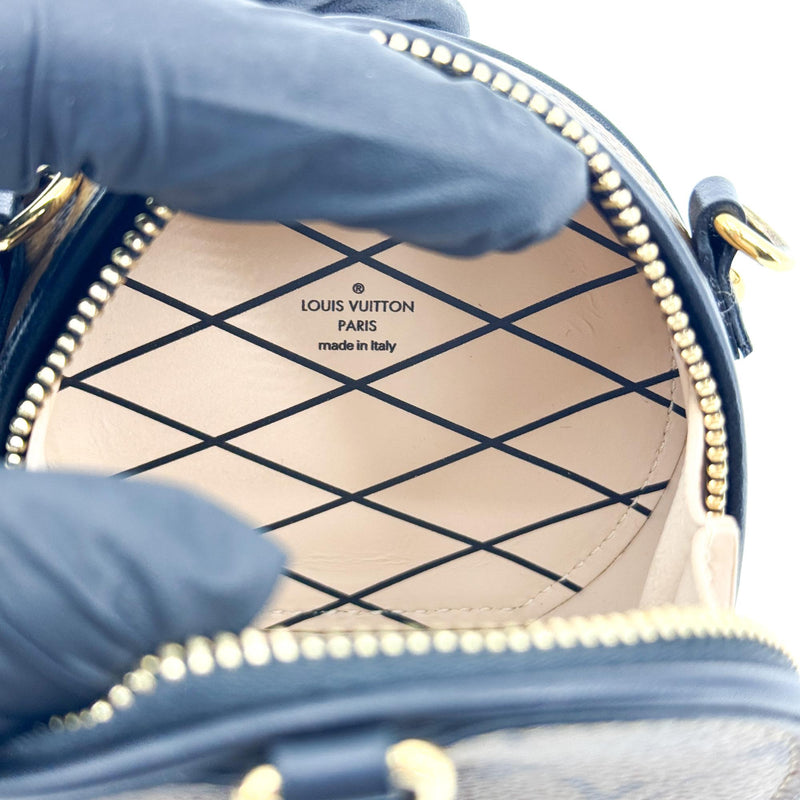 Louis Vuitton Mini Boite Chapeau Reverse Monogram Canvas Brown Bag