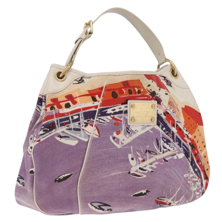 Louis Vuitton Galliera Riviera Cruise Canvas Purple Bag