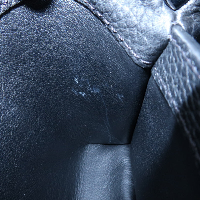 Louis Vuitton Capucines Fleur De Lys Taurillon Leather Black Bag