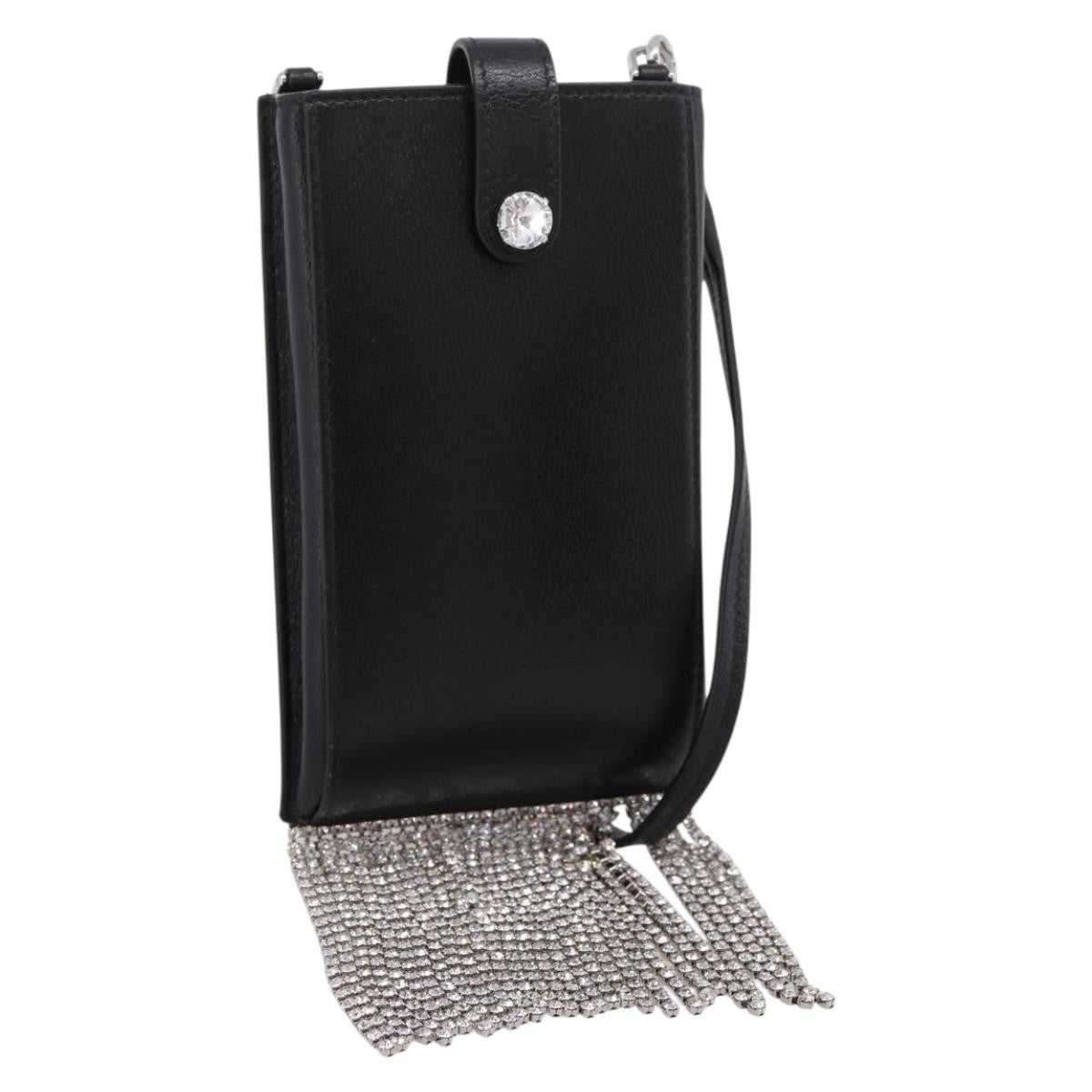 Miu Miu Shoulder Leather Black Bag