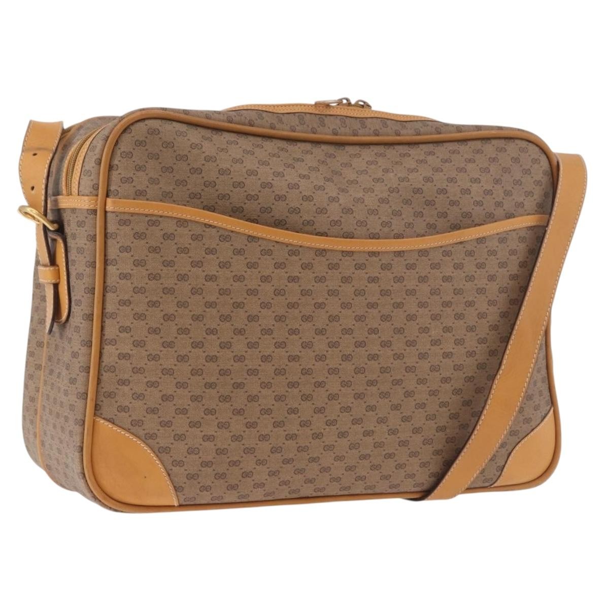 Gucci Micro Gg Canvas Beige Bag