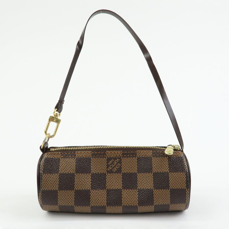 Louis Vuitton Papillon Pochette Damier Brown Canvas Bag
