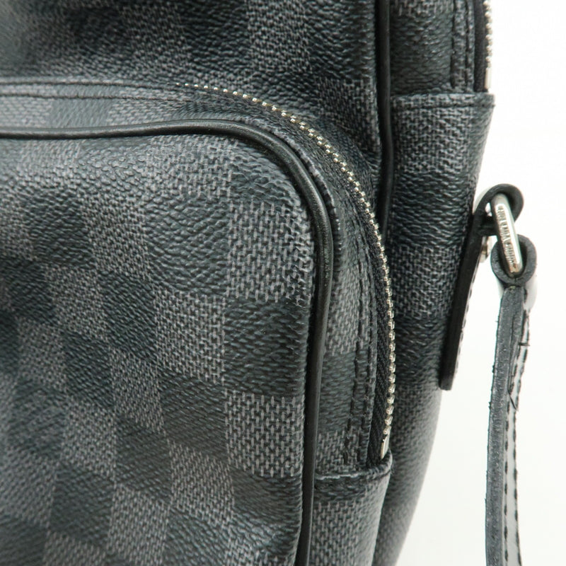 Louis Vuitton Rem Damier Graphite Black Canvas Bag
