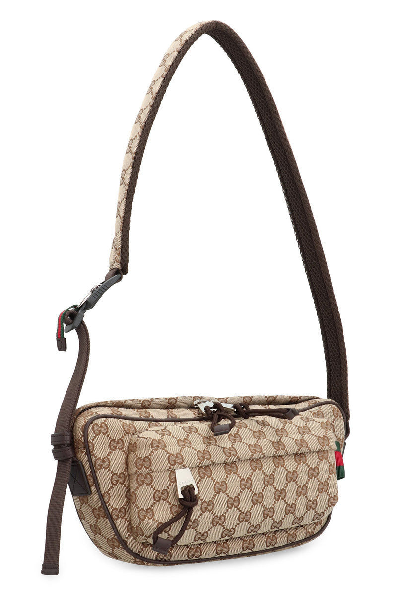 Gucci Gg Piccola Shoulder Bag — Beige Polyamide