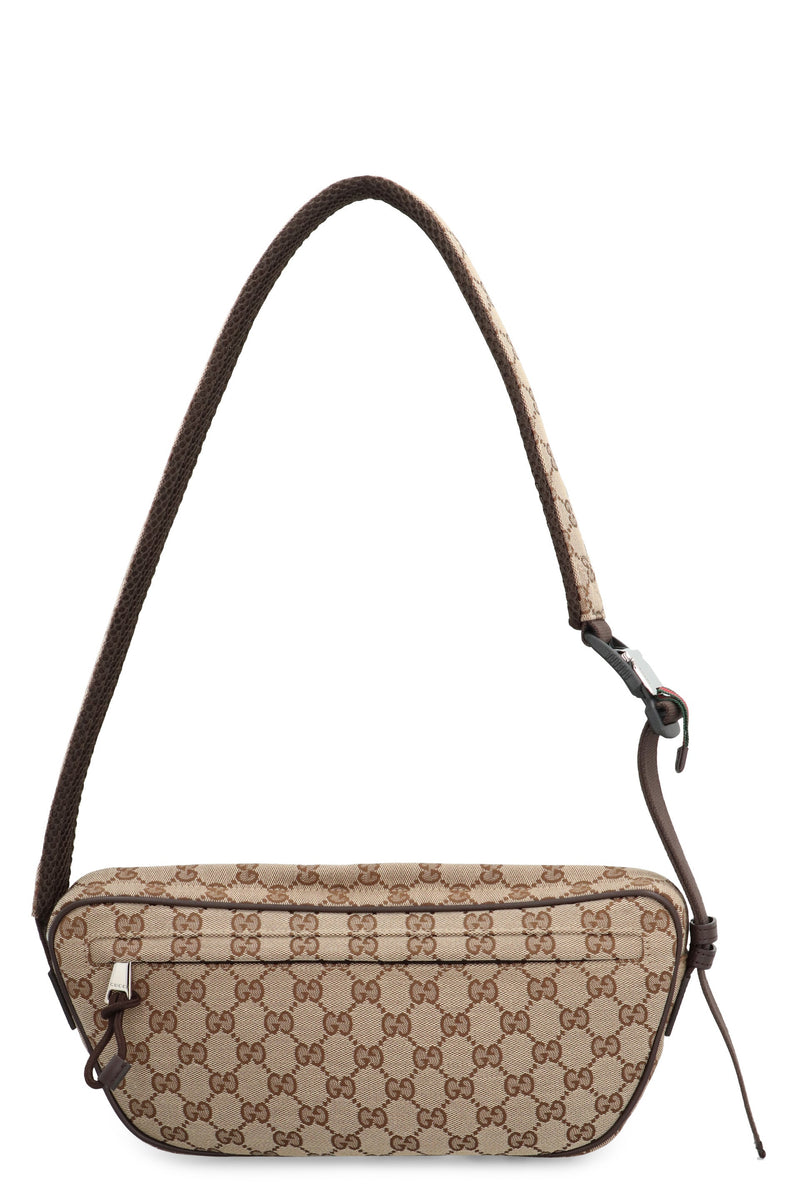 Gucci Gg Piccola Shoulder Bag — Beige Polyamide