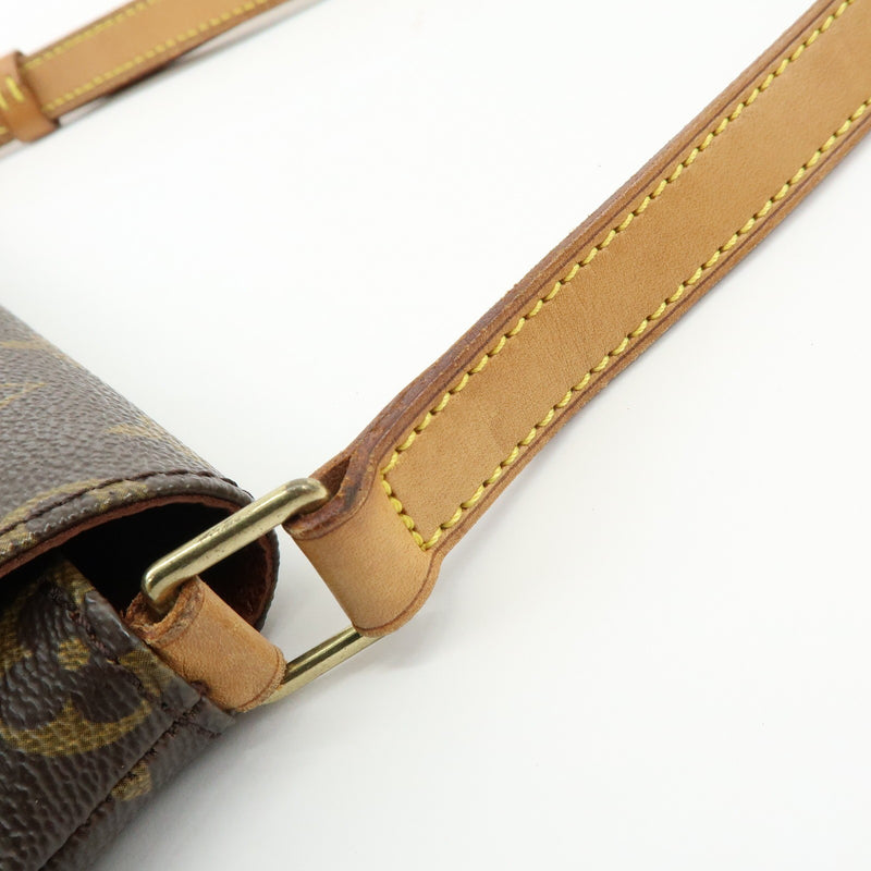 Louis Vuitton Musette Tango Monogram Canvas Brown Bag