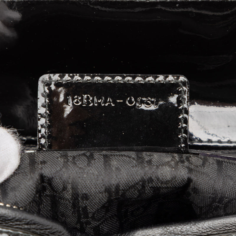 Large Patent Cannage Lady Dior - Image 6