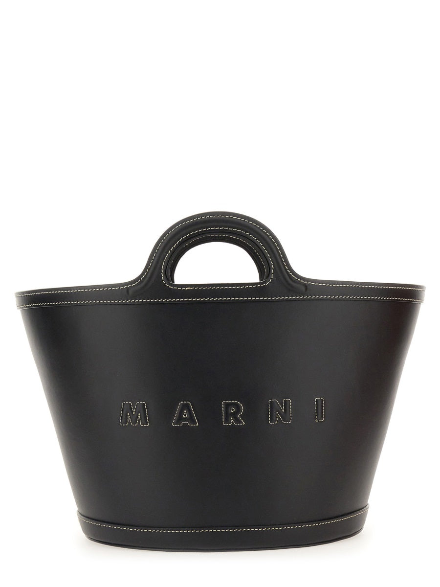 Marni Tropicalia Shoulder Bag — Black