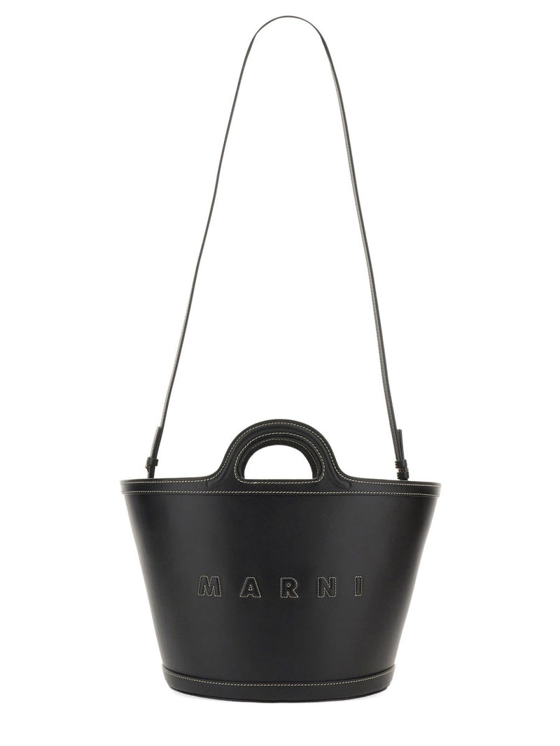 Marni Tropicalia Shoulder Bag — Black
