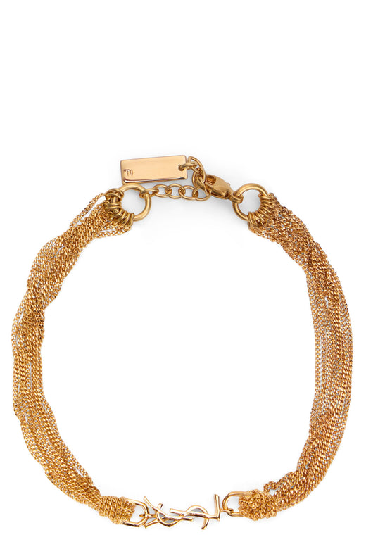 Saint Laurent Cassandre Bracelet — Gold Brass Bracelets