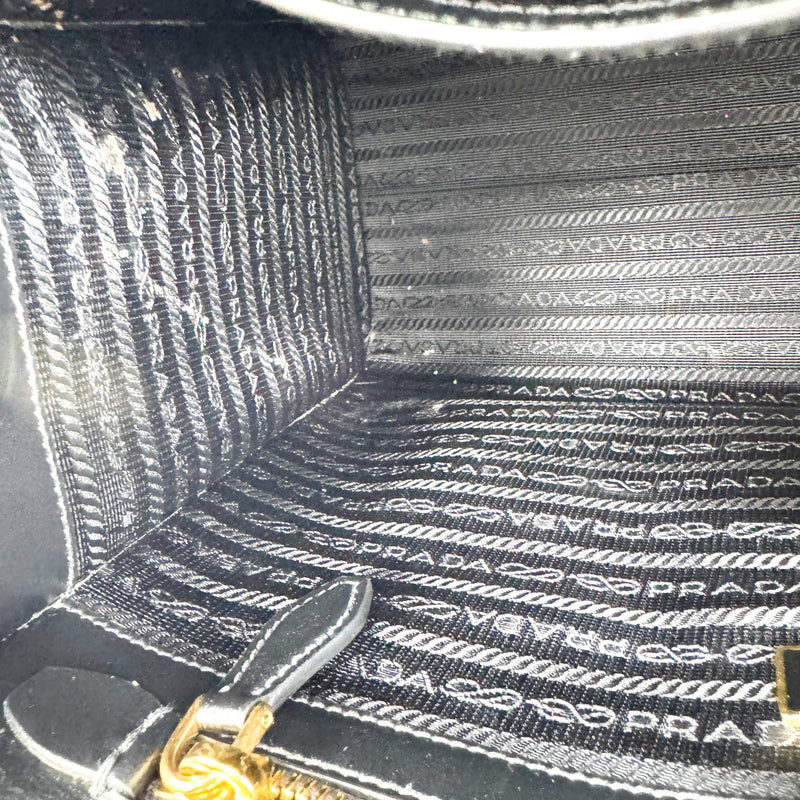 Prada Saffiano Tote Leather Black