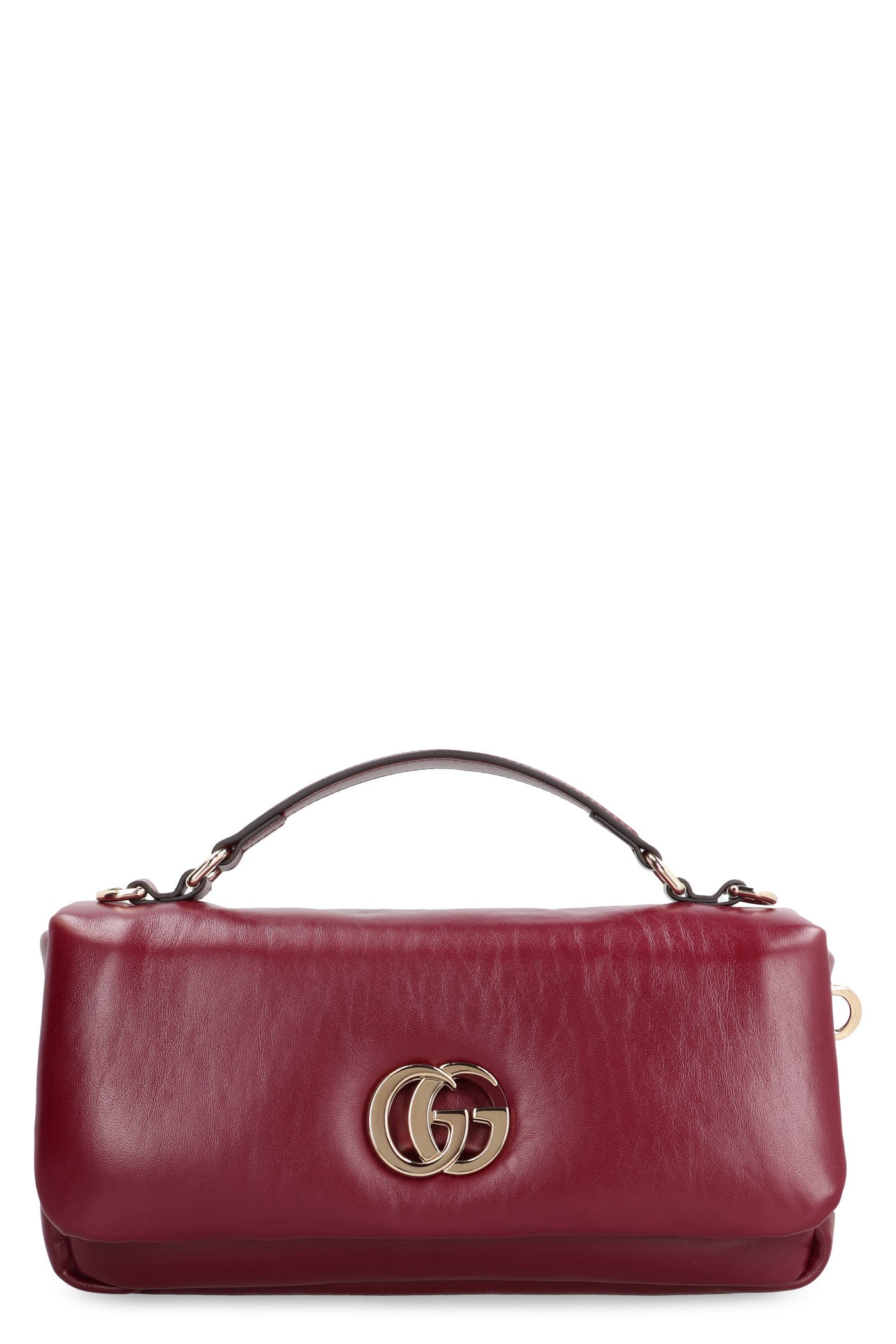 Gucci Milano Top Handle Bag — Red Lamb