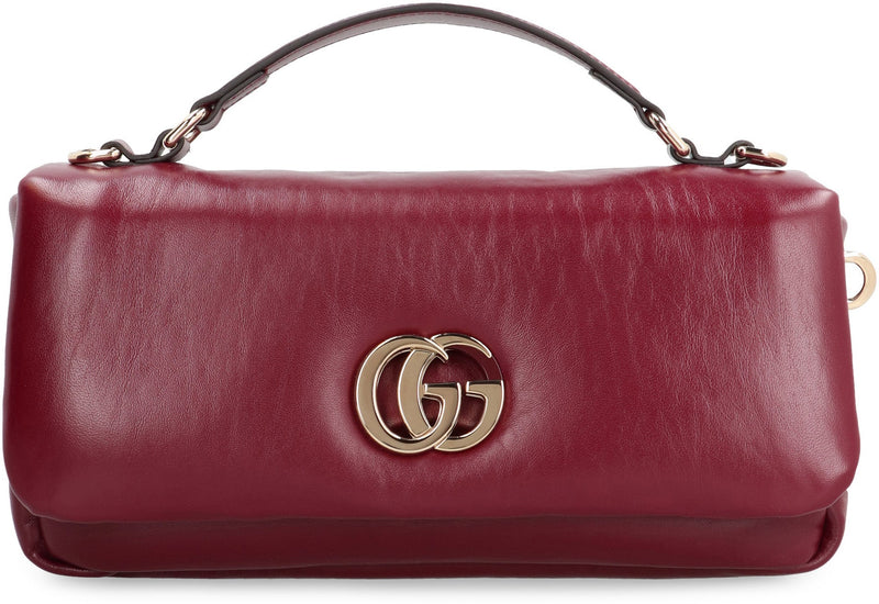 Gucci Milano Top Handle Bag — Red Lamb