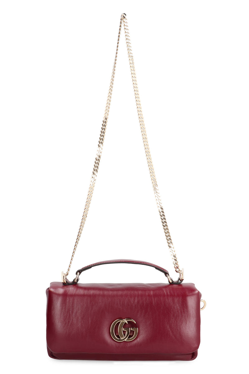 Gucci Milano Top Handle Bag — Red Lamb