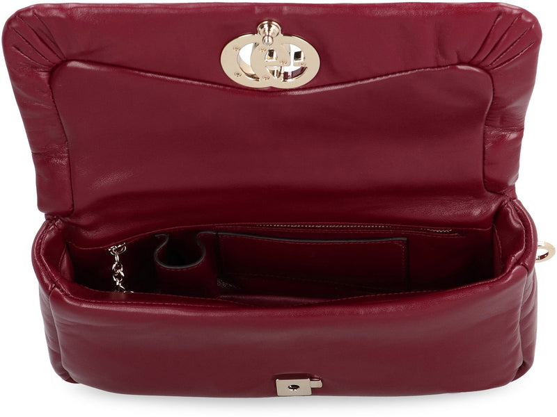 Gucci Milano Top Handle Bag — Red Lamb