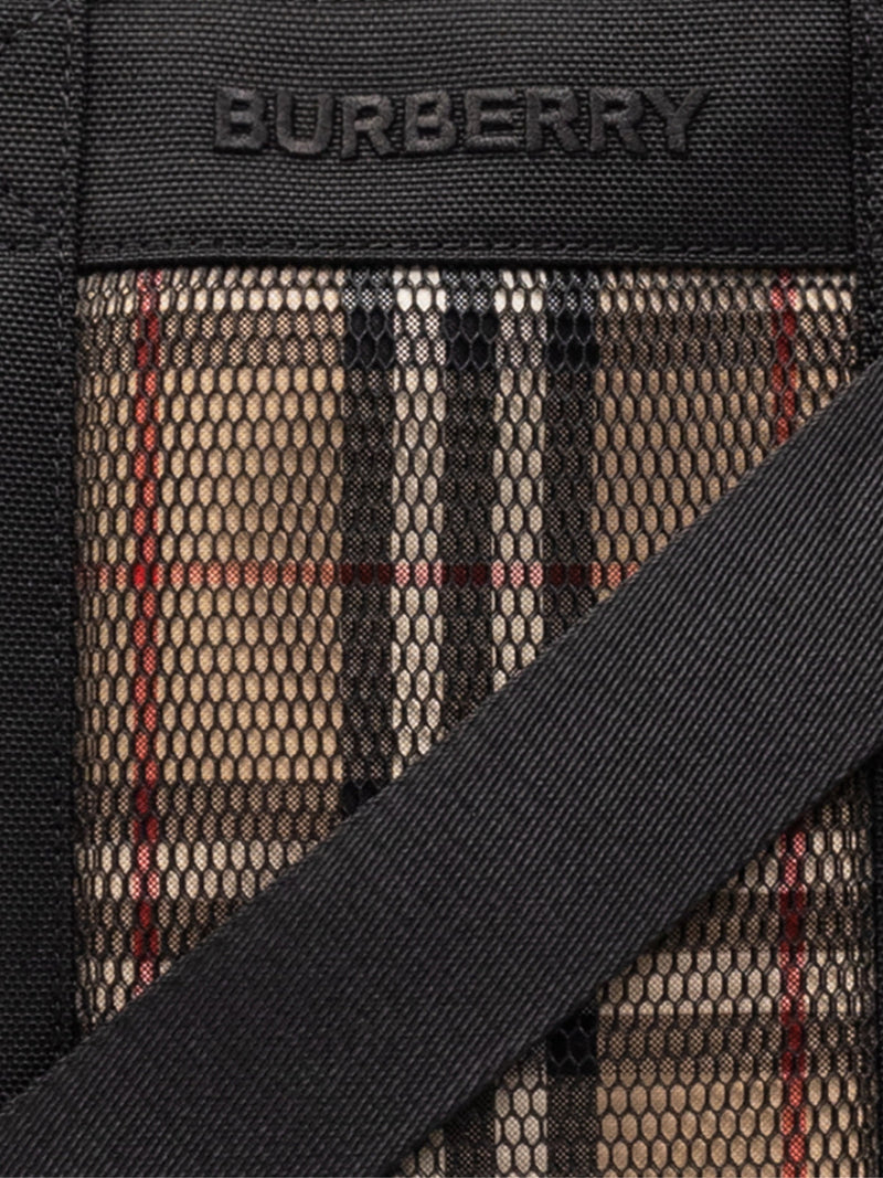 Burberry Tote Bag — Black Textile