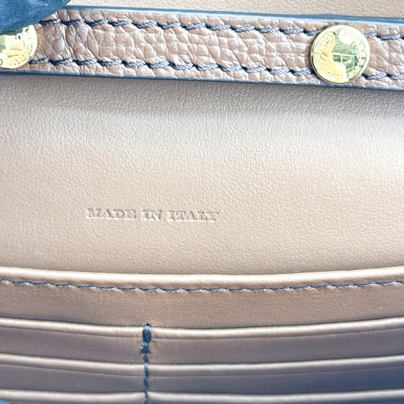 Burberry Folding Vintage Check Canvas And Leather Brown Accessory
