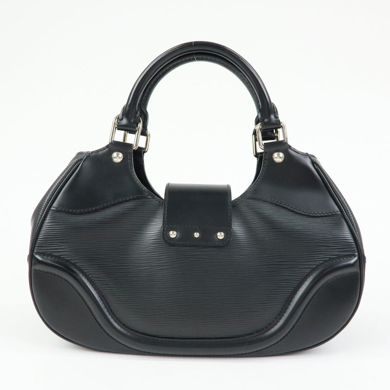 Louis Vuitton Montaigne Sac Epi Leather Black Bag
