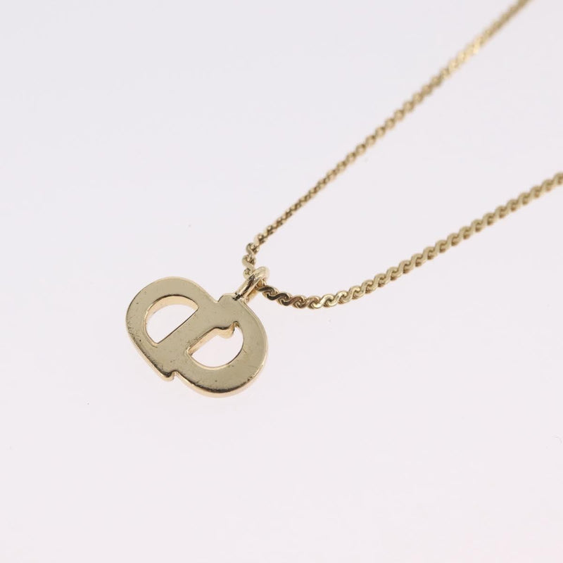 Christian Dior Vintage Cd Pendant Metal Gold Bijoux