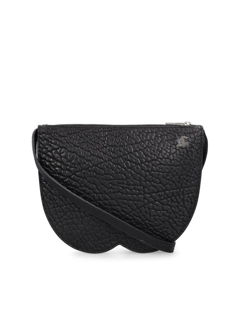 Burberry Chess Shoulder Bag — Black Leather