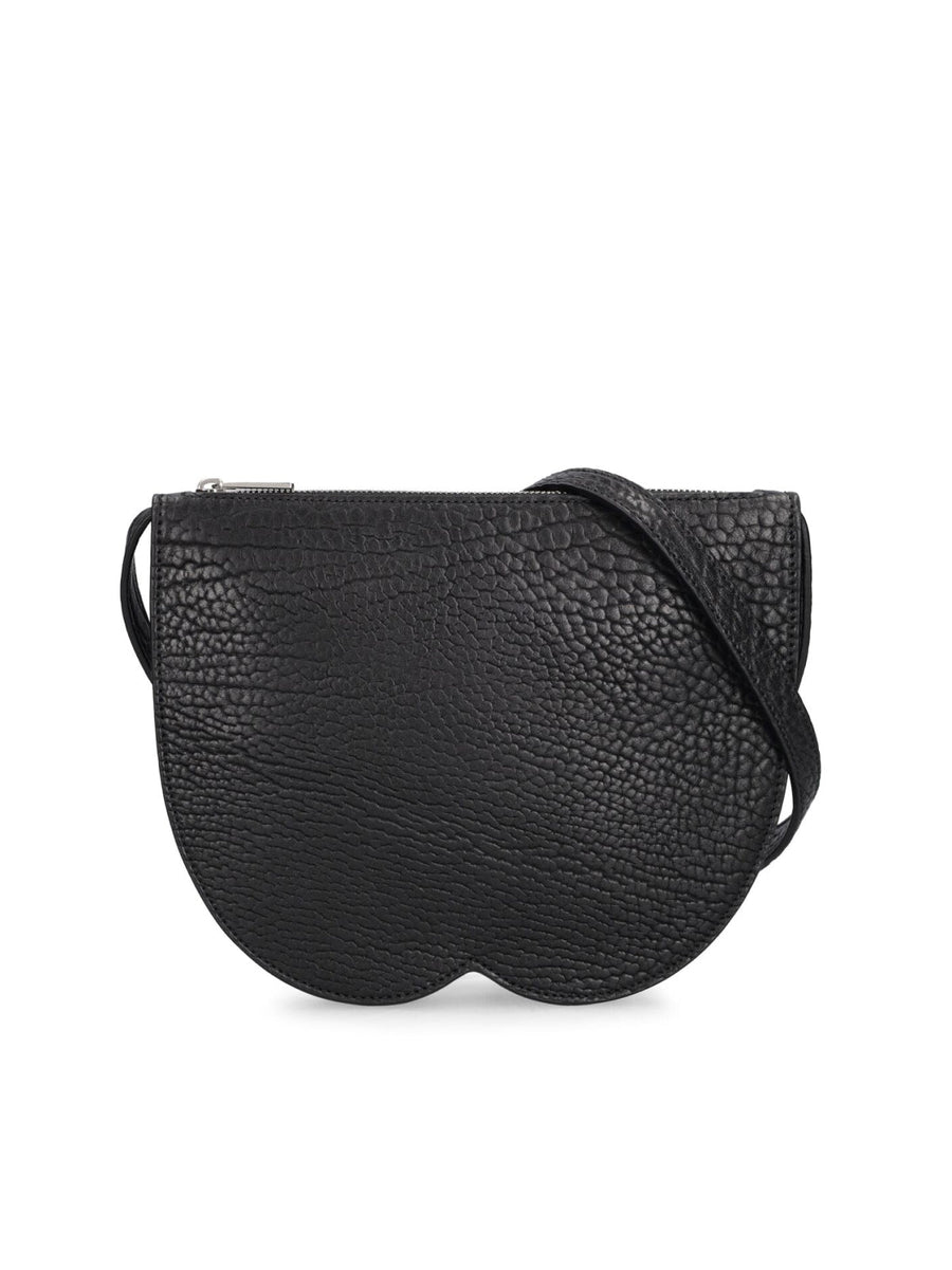 Burberry Chess Shoulder Bag — Black Leather