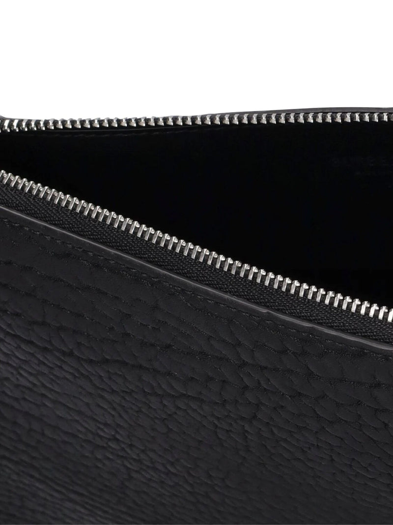 Burberry Chess Shoulder Bag — Black Leather