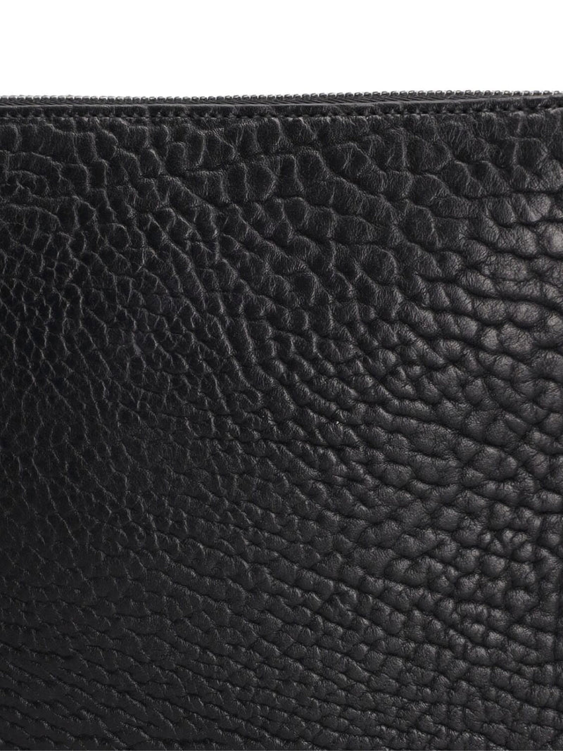 Burberry Chess Shoulder Bag — Black Leather