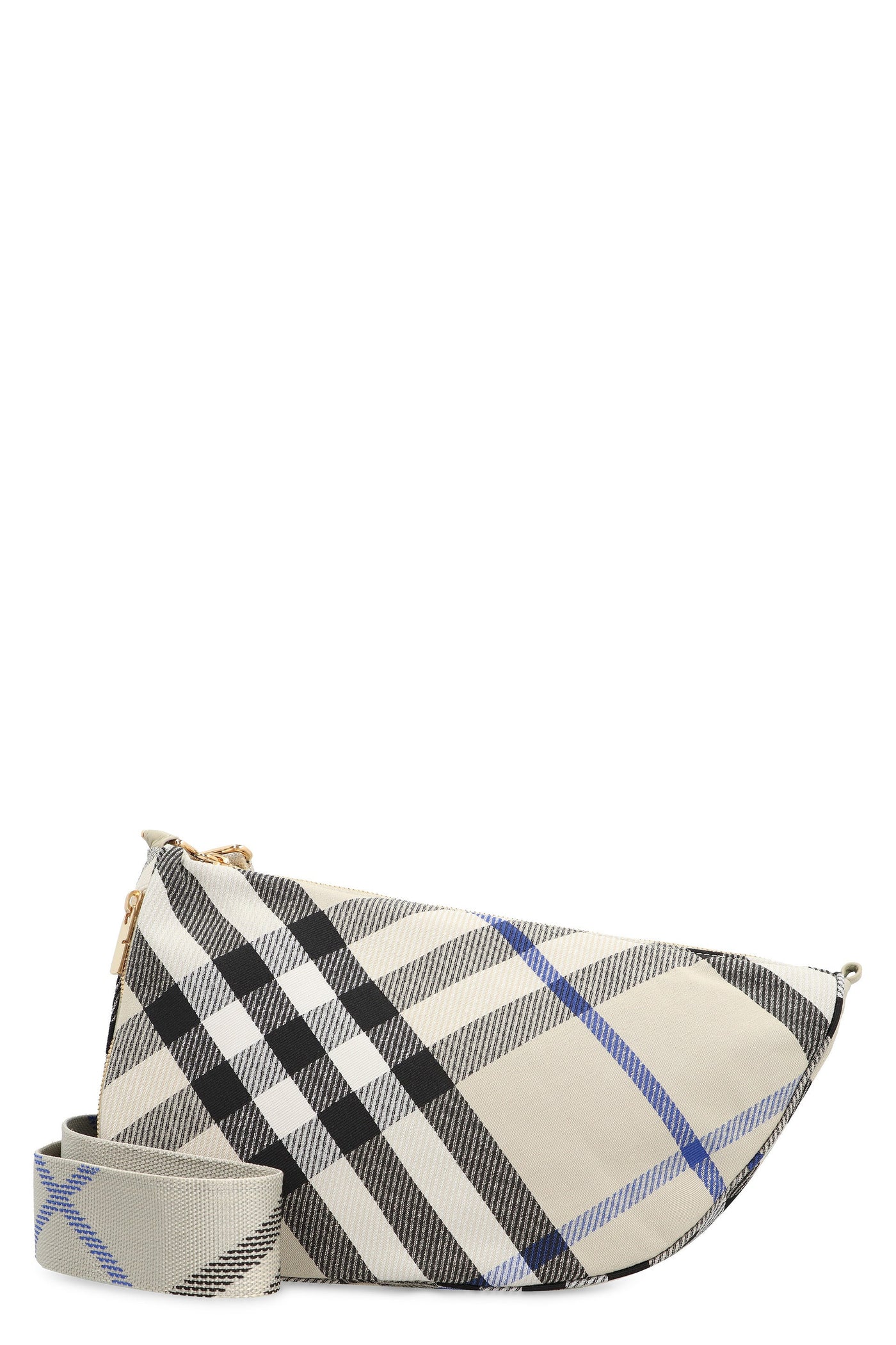 Burberry Shield Shoulder Bag — Beige Lamb; Lining: Polyester