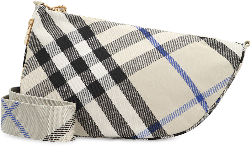 Burberry Shield Shoulder Bag — Beige Lamb; Lining: Polyester