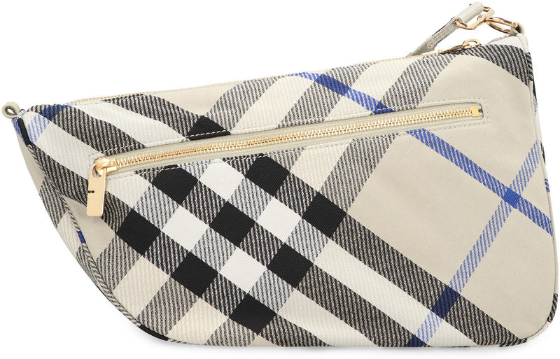 Burberry Shield Shoulder Bag — Beige Lamb; Lining: Polyester