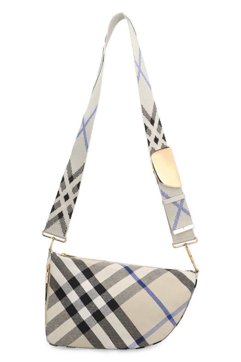 Burberry Shield Shoulder Bag — Beige Lamb; Lining: Polyester