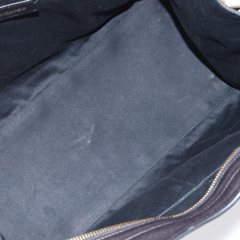 Saint Laurent Classic Y Cabas Leather Black Bag