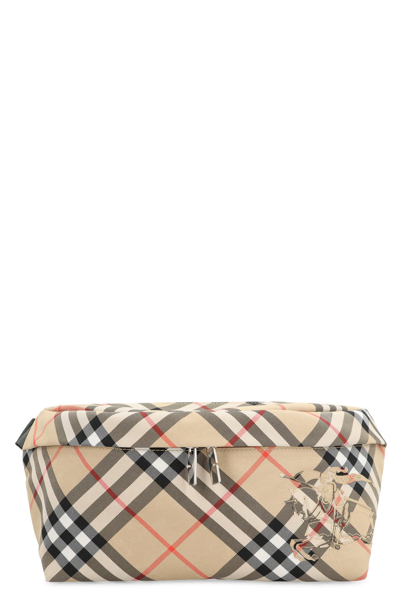 Burberry Technical Fabric Belt Bag — Black Polyurethane