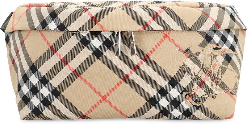 Burberry Technical Fabric Belt Bag — Black Polyurethane