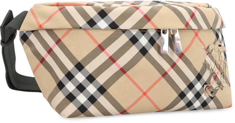 Burberry Technical Fabric Belt Bag — Black Polyurethane