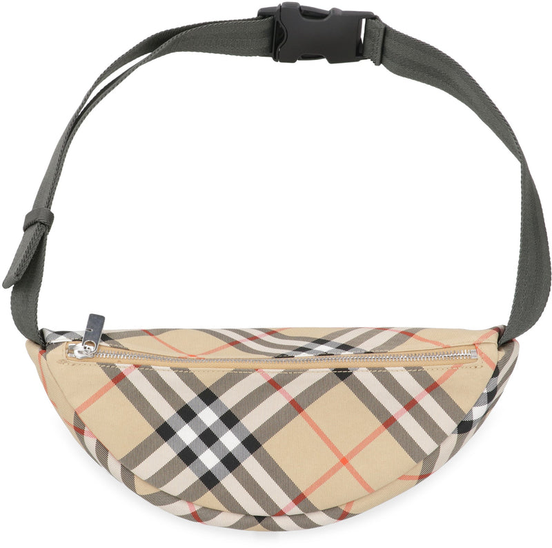 Burberry Technical Fabric Belt Bag — Black Polyurethane