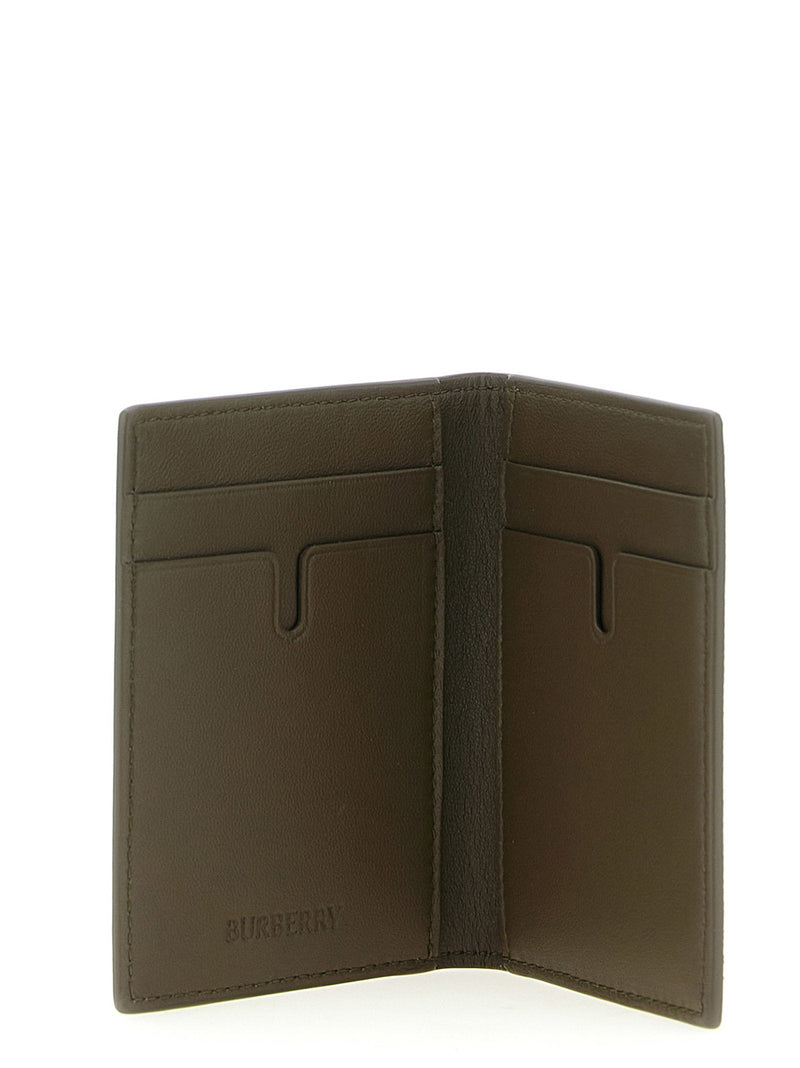 Burberry Check Card Case — Beige Canvas Cases