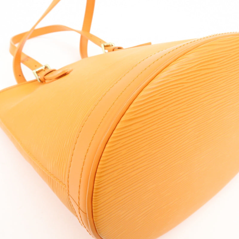 Louis Vuitton Petit Bucket Epi Leather Orange Bag