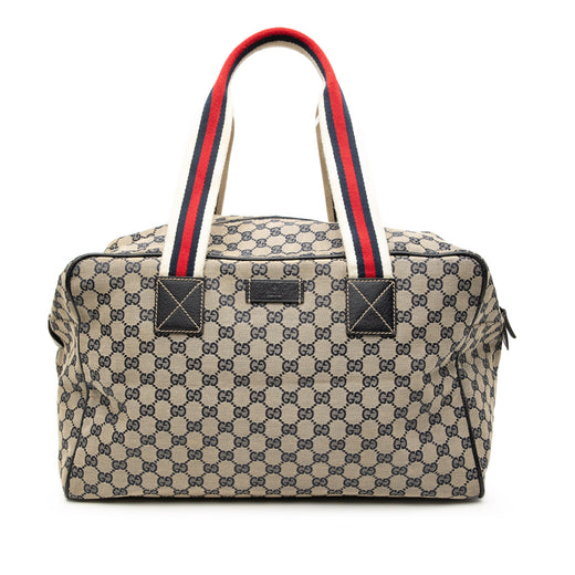 GG Canvas Web Travel Bag - Image 1